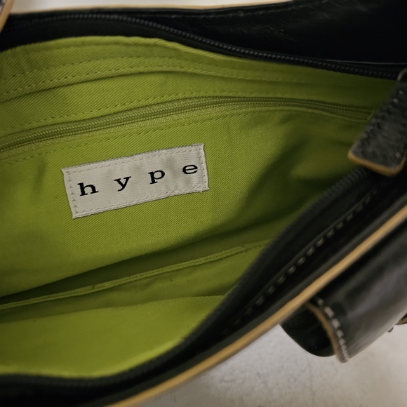 Hype black leather small bag - Picture 3 of 12